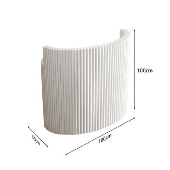 MuXing Theke, Empfangstresen – Kasse, Bartheke, Rezeptionstheke für Schönheitssalon, Empfang, Friseursalon, Büro Empfangstheke Weiß L100*B60cm【XSTW B100】